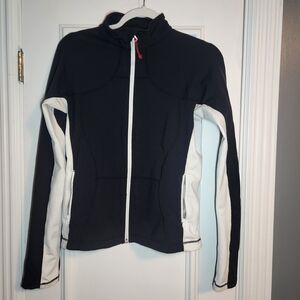 Lululemon Athletica Black And White Full Zip Jacket